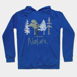 NORDIC NATURE BEAUTIFUL WINTER TREES Hoodie